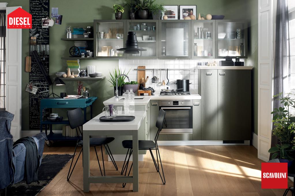 Kuchyňská linka Scavolini - Diesel | Kuchyňské studio Decoland