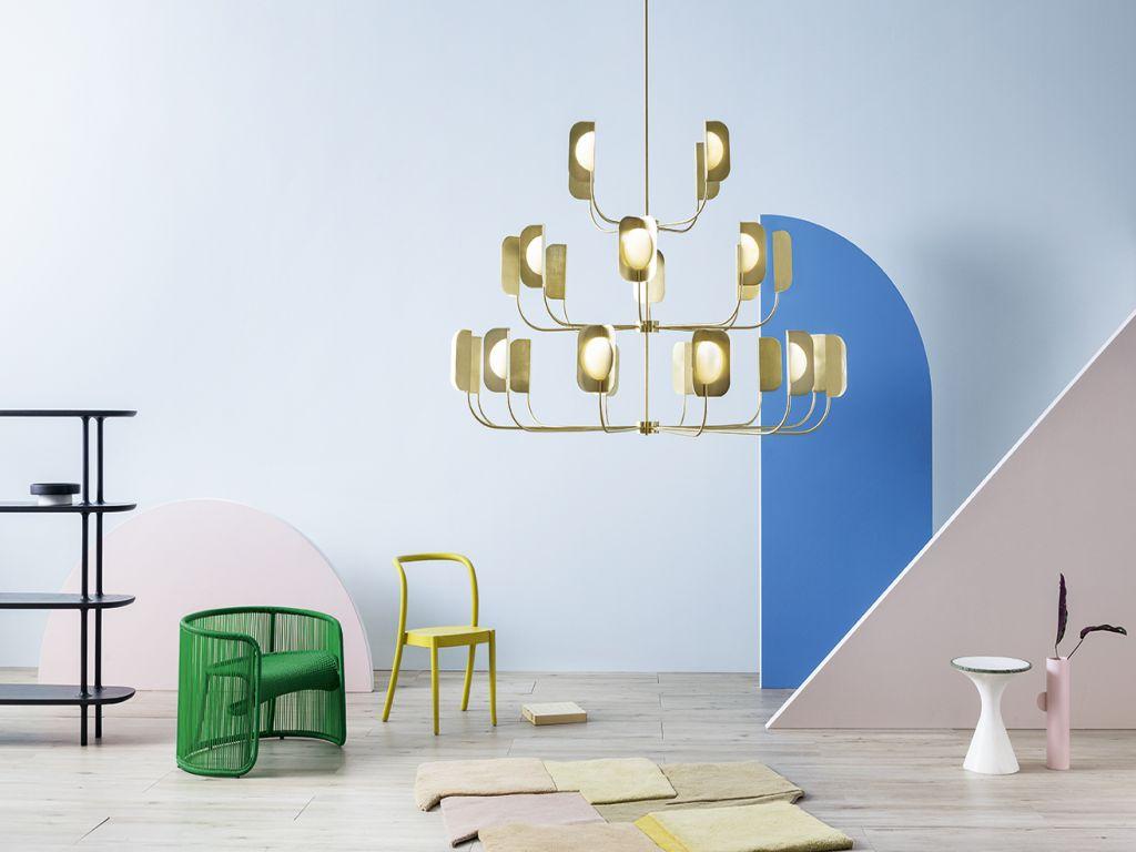 Osvětlení Leaf od MM Lampadari https://www.mmlampadari.com/en/products/contemporary-style/chandeliers/leaf/