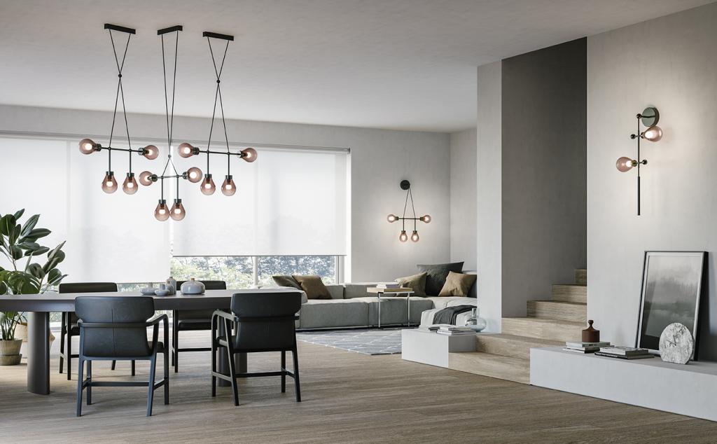 Stropní závěsné svítidlo ZOE od  MM Lampadari https://www.mmlampadari.com/en/products/contemporary-style/chandeliers/zoe/